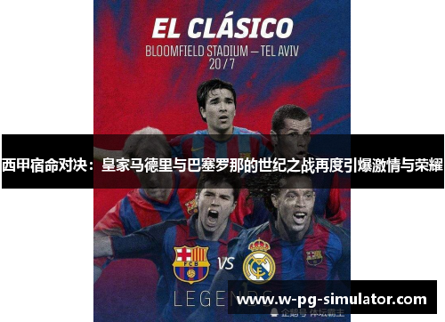 西甲宿命对决:皇家马德里与巴塞罗那的世纪之战再度引爆激情与荣耀 西甲宿命对决:皇家马德里与巴塞罗那的世纪之战再度引爆激情与荣耀